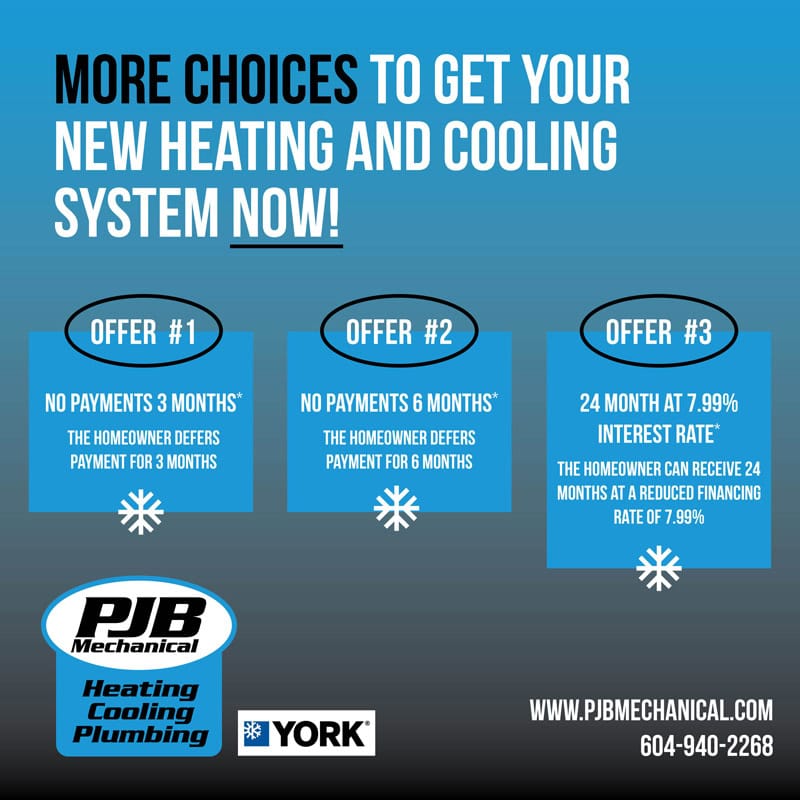 PJB  Mechanical heating and cooling financing options